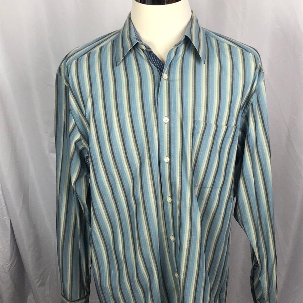 Robert Graham Vertical Stripe Button Up - image 2